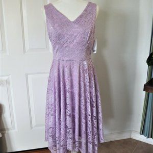 SOLD Lilac Sleeveless Lace Dress